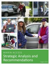 Image of cover page of Marin Access Strategic Analysis and Recommendations Report